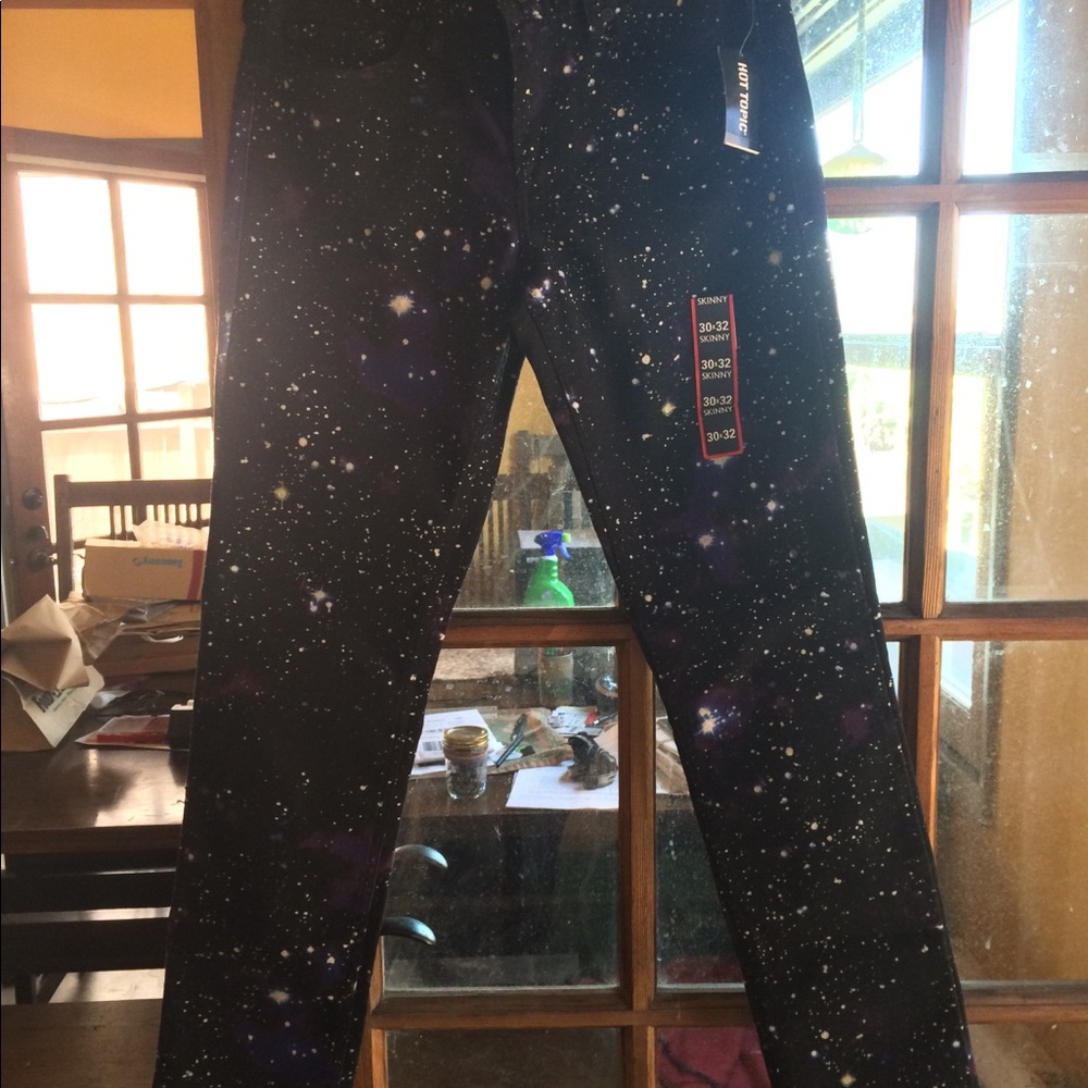 Skinny jeans celestial theme